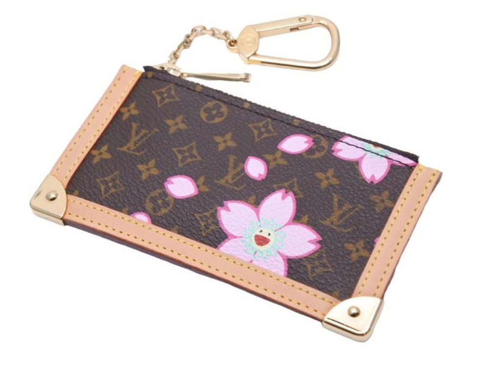 Louis Vuitton coin case Wallet Takashi Murakami Cherry Red Blossom Pochette Cl